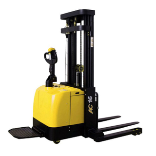 ELES-16/ELES-16T/ELES-20 1.6T 2T FORKOVER ELECTRIC STACKER MAX. LIFT HEIGHT 4M STAND ON TYPE 