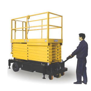SJY0.5-6 SJY0.5-7.5 SJY0.5-9 SJY0.5-11 SJY0.5-12 Scissor Type Elevating Platform with Pulling Device