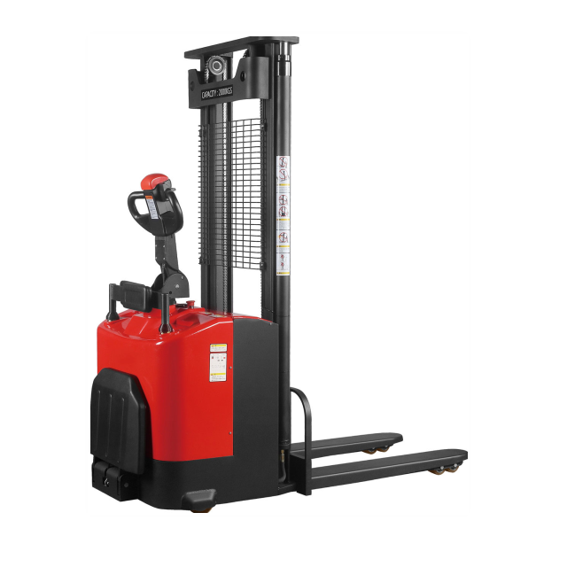 ELES-20P STAND ON TYPE 2T ELECTRIC STACKER WITH EPS SYSTEM USA CURTIS CONTROLLER 